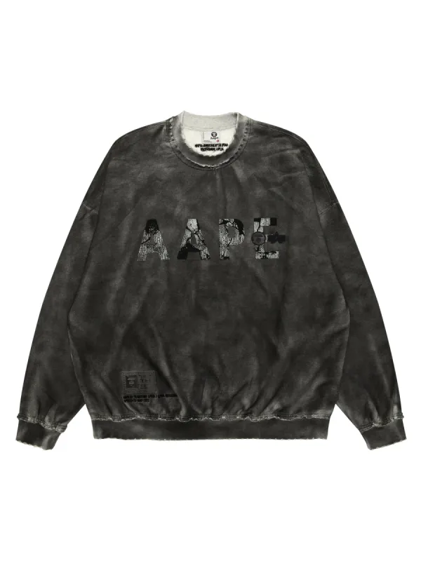 AAPE X ALPHA CREWNECK SWEATSHIRT sold by Alpha Industries