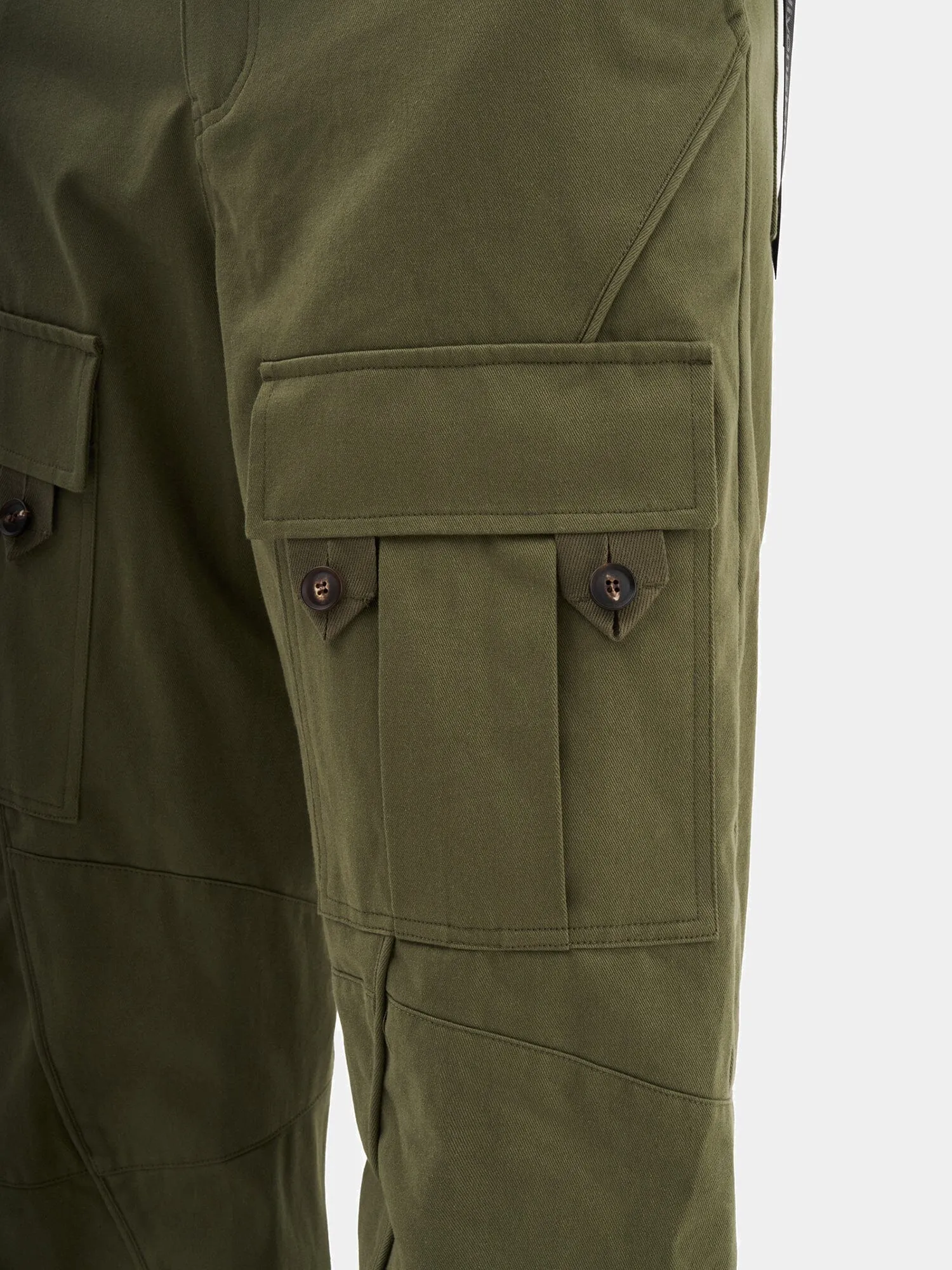 JIYONG KIM X ALPHA CURVED MULTI-POCKET TROUSERS sold by Alpha Industries product image thumbnail 5