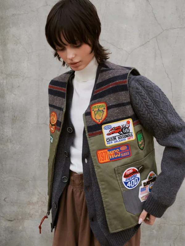 GBDG X ALPHA UPCYCLED PATCH DECK VEST sold by Alpha Industries