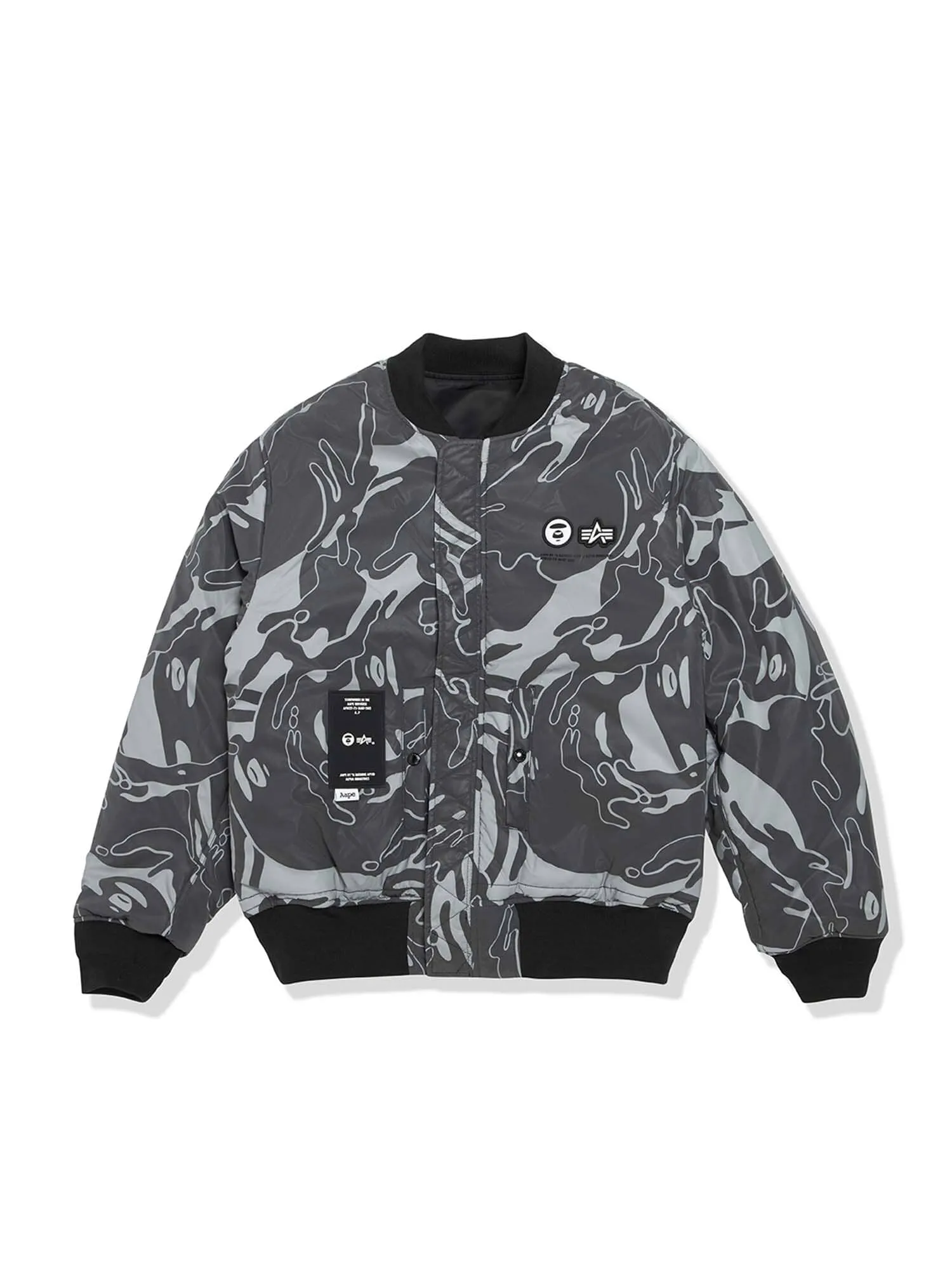 AAPE X ALPHA MA-1 REVERSIBLE BOMBER JACKET sold by Alpha Industries product image thumbnail 2