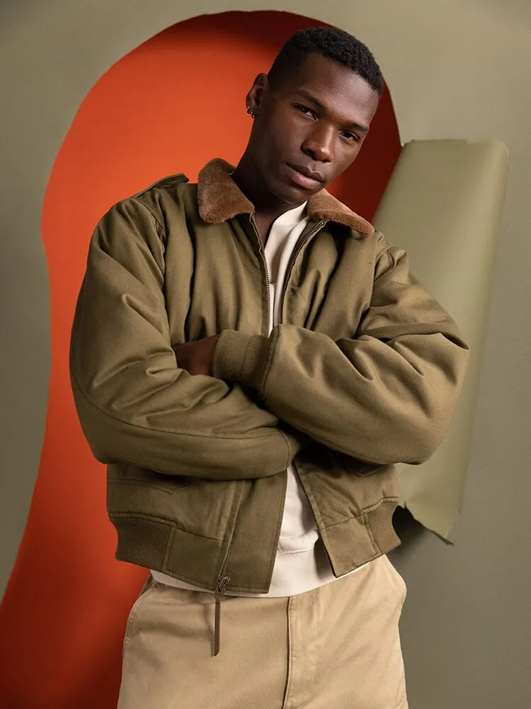 1940S B-10 BOMBER JACKET (OLIVE) sold by Alpha Industries product image thumbnail 2