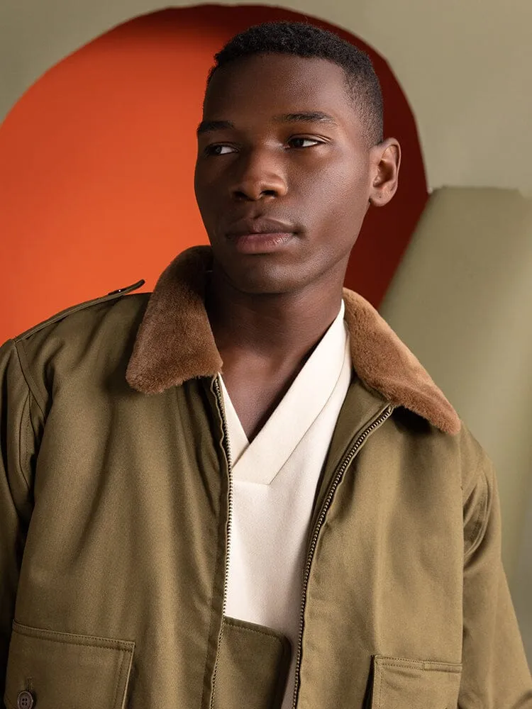 1940S B-10 BOMBER JACKET (OLIVE) sold by Alpha Industries product image thumbnail 3