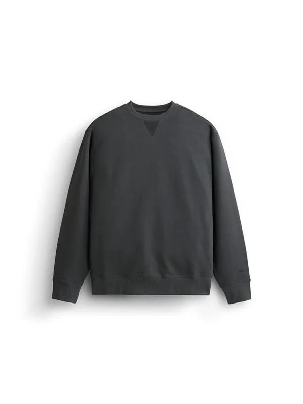 ESSENTIAL FRENCH TERRY CREWNECK GEN II (CHARCOAL) sold by Alpha Industries
