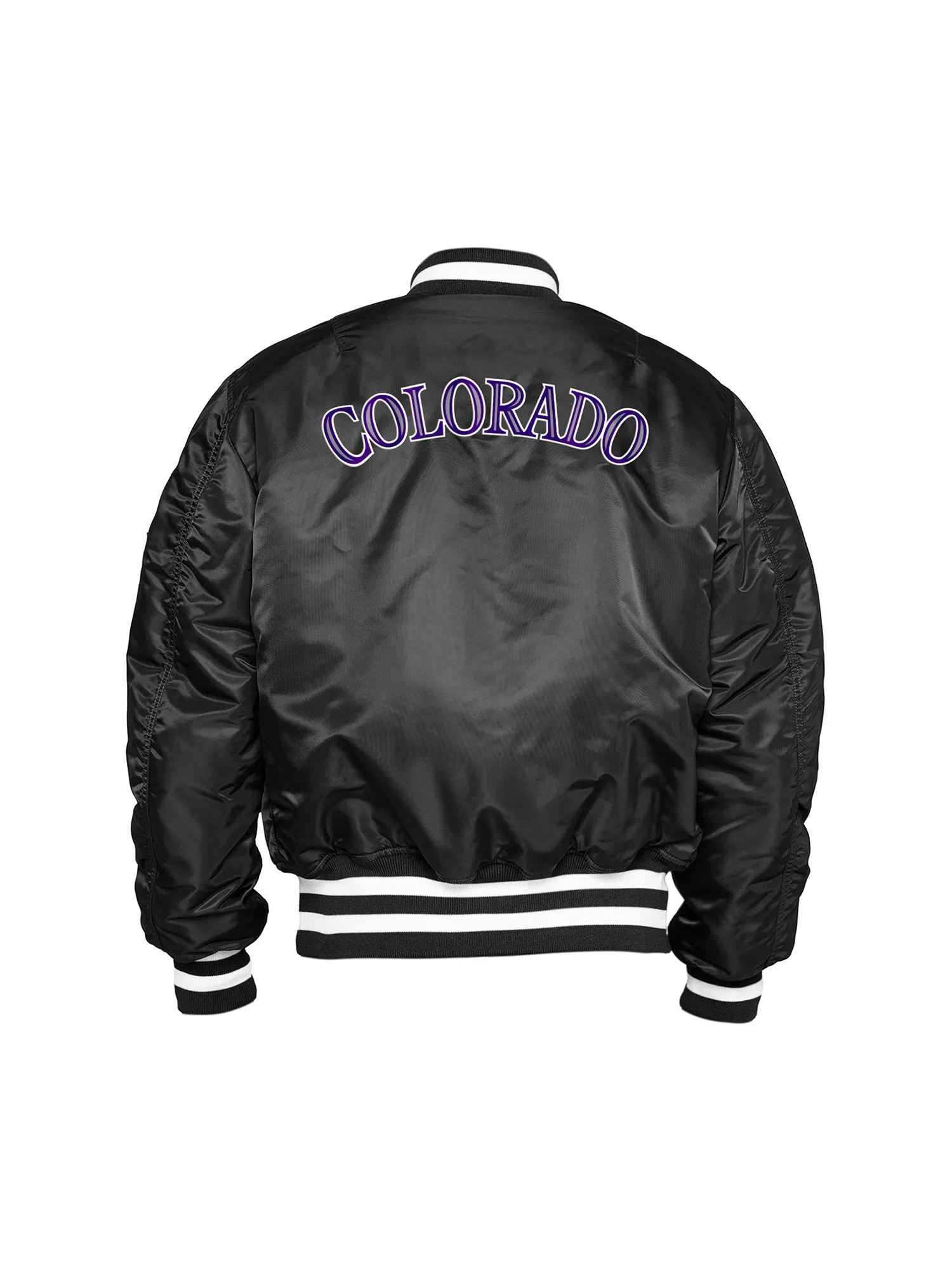 COLORADO ROCKIES X ALPHA X NEW ERA MA-1 BOMBER JACKET sold by Alpha Industries product image thumbnail 2