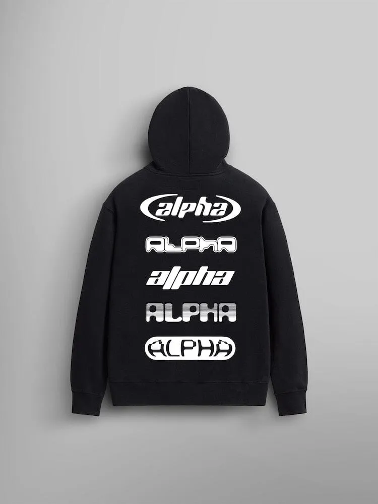 ALPHA LOGOS HOODIE sold by Alpha Industries product image thumbnail 2