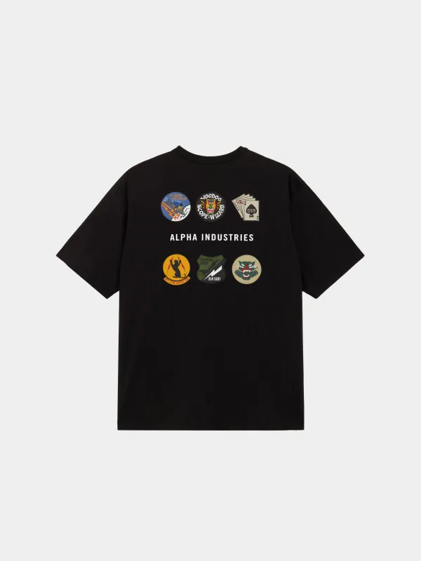 SHORT SLEEVE PATCHED TEE sold by Alpha Industries