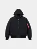 MA-1 HOODED OXFORD FLIGHT JACKET sold by Alpha Industries