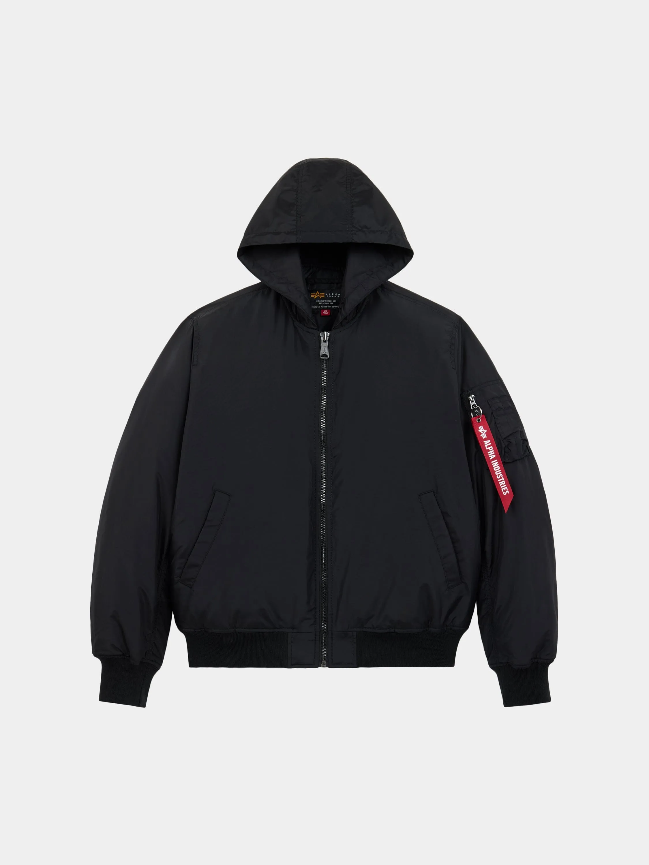 MA-1 HOODED OXFORD FLIGHT JACKET sold by Alpha Industries product image thumbnail 3