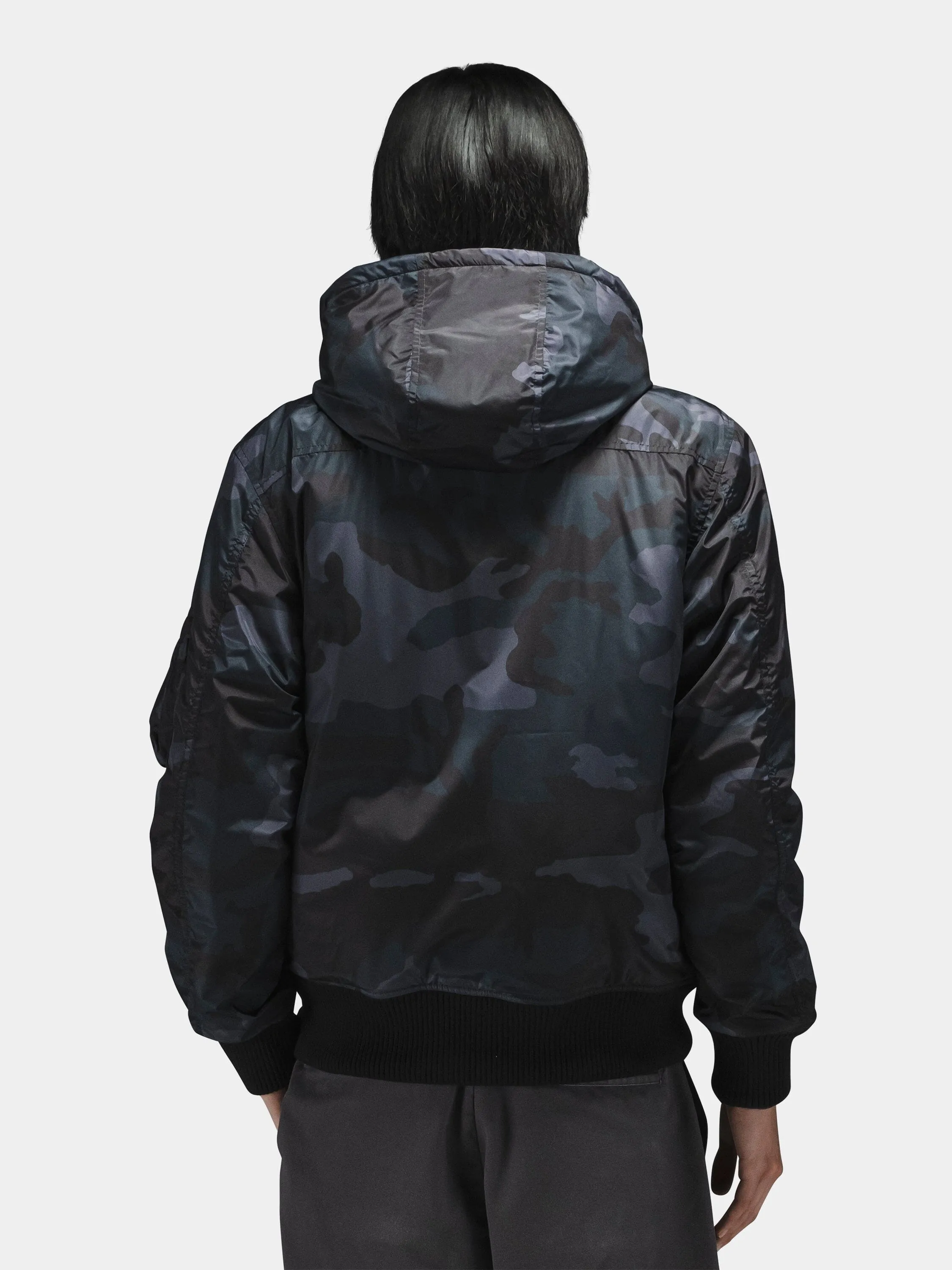 HOODED RIB FLIGHT JACKET sold by Alpha Industries product image thumbnail 4