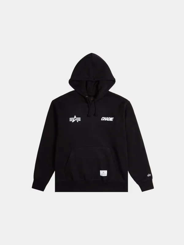 CHADIE X ALPHA JET STREAM HOODIE made by Alpha Industries