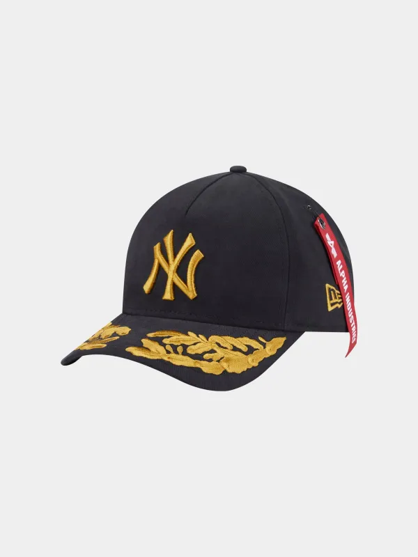NEW YORK YANKEES X ALPHA X NEW ERA 940 MC CAP (BLACK) sold by Alpha Industries