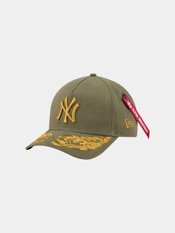 NEW YORK YANKEES X ALPHA X NEW ERA 940 MC CAP (GREEN) sold by Alpha Industries