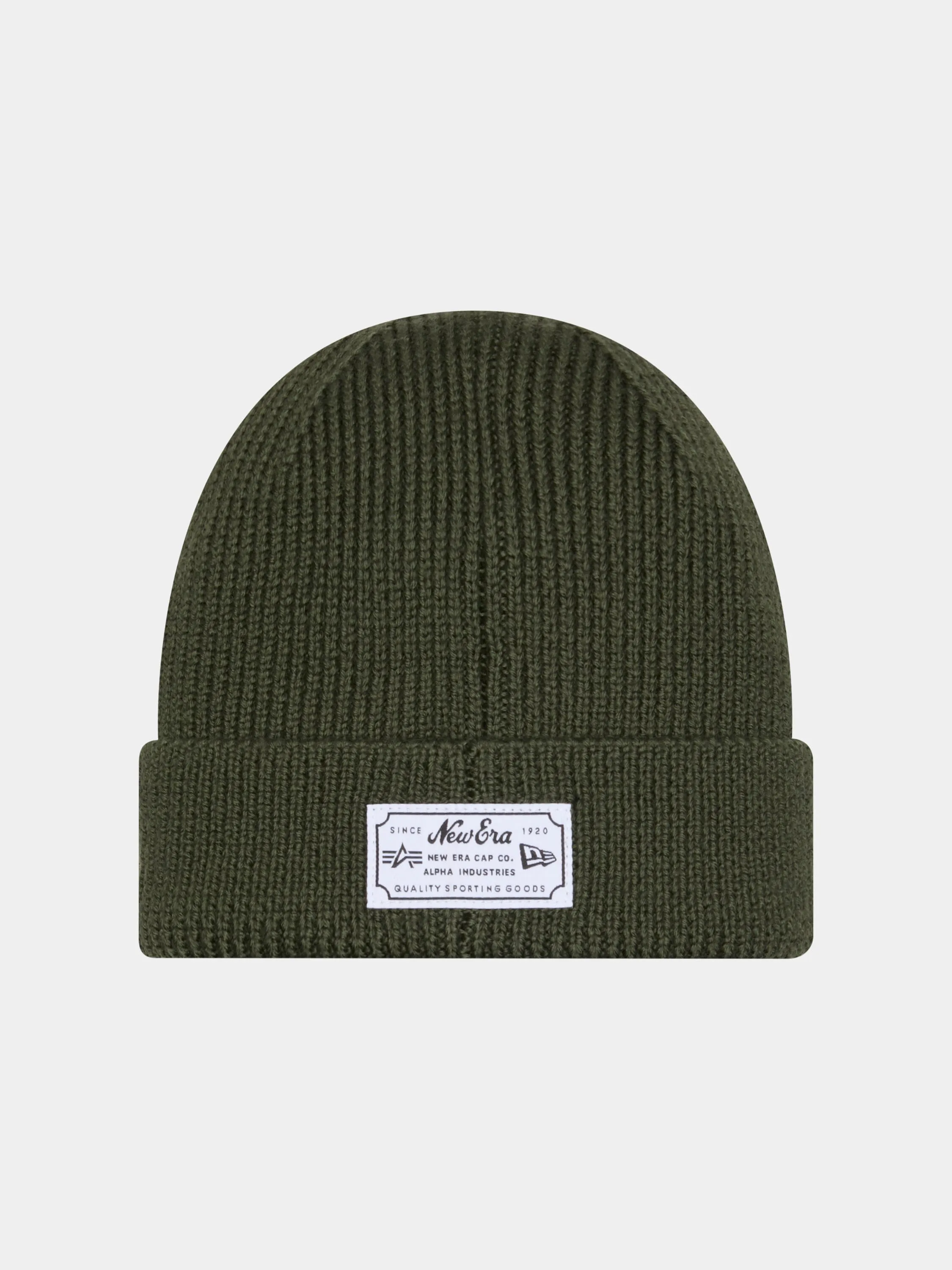 NEW YORK YANKEES X ALPHA X NEW ERA SHORT CUFF BEANIE (GREEN) sold by Alpha Industries product image thumbnail 2
