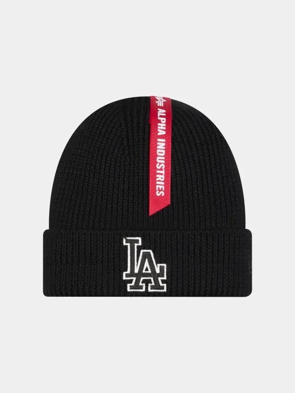 LOS ANGELES DODGERS X ALPHA X NEW ERA SHORT CUFF BEANIE sold by Alpha Industries