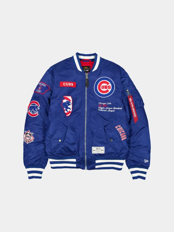 CHICAGO CUBS X ALPHA X NEW ERA MA-1 BOMBER JACKET sold by Alpha Industries
