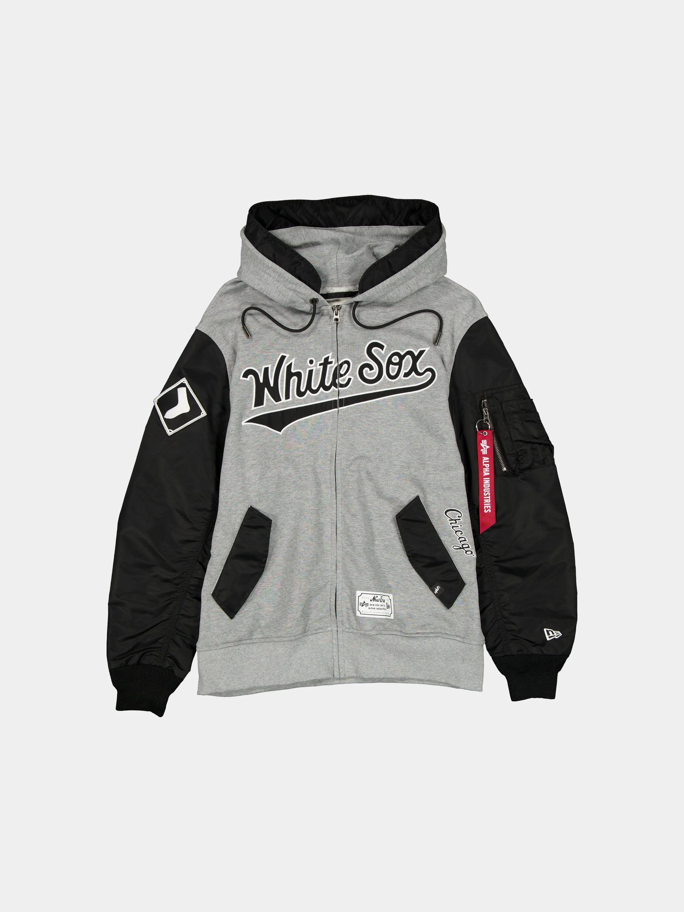 CHICAGO WHITE SOX X ALPHA X NEW ERA MA-1 ZIP UP HOODIE sold by Alpha Industries