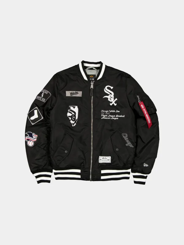 CHICAGO WHITE SOX X ALPHA X NEW ERA MA-1 BOMBER JACKET sold by Alpha Industries