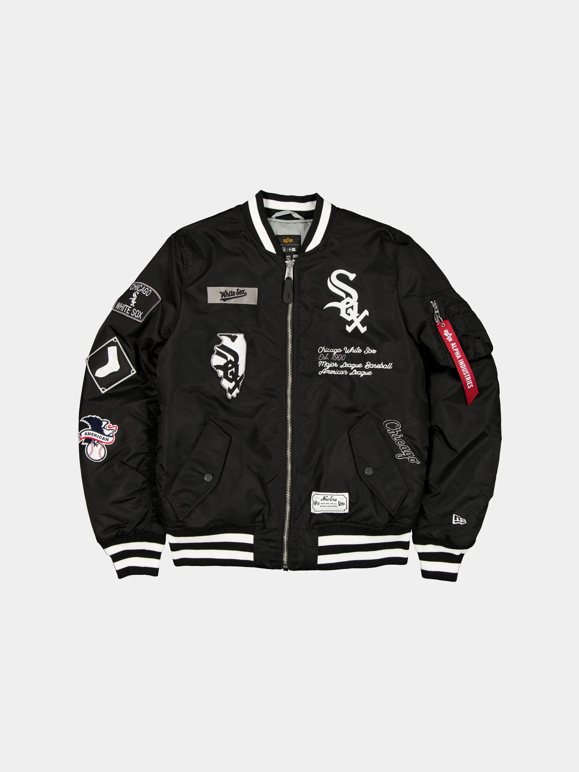 CHICAGO WHITE SOX X ALPHA X NEW ERA MA-1 BOMBER JACKET sold by Alpha Industries