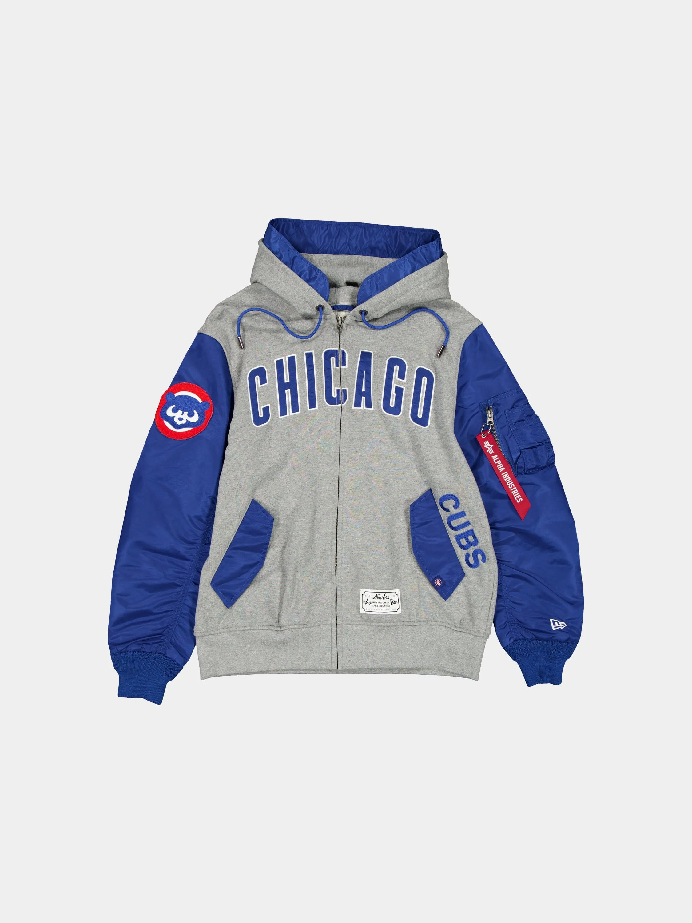 CHICAGO CUBS X ALPHA X NEW ERA MA-1 ZIP UP HOODIE sold by Alpha Industries