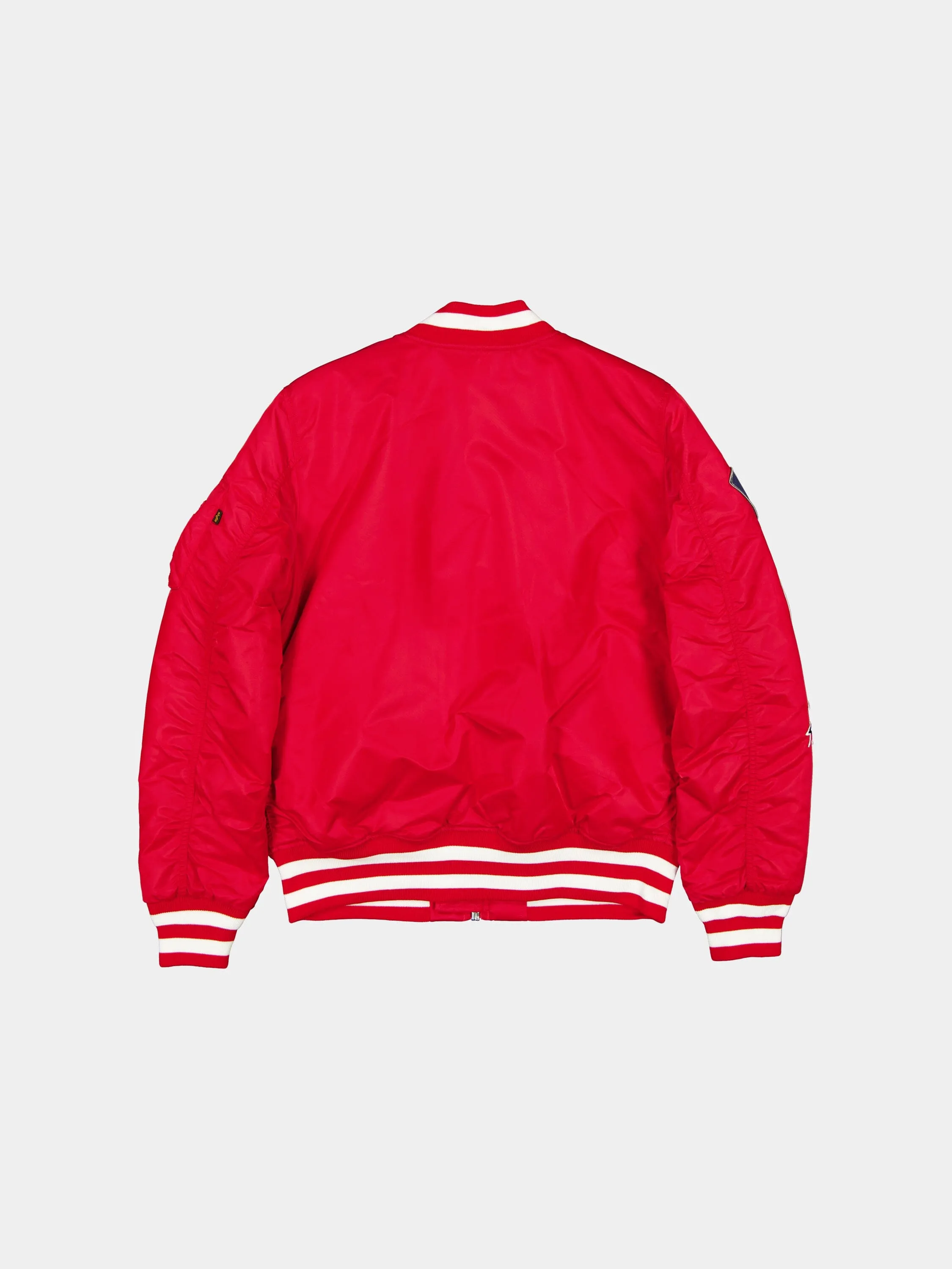 NEW YORK YANKEES X ALPHA X NEW ERA MA-1 BOMBER JACKET (SCARLET) sold by Alpha Industries product image thumbnail 2