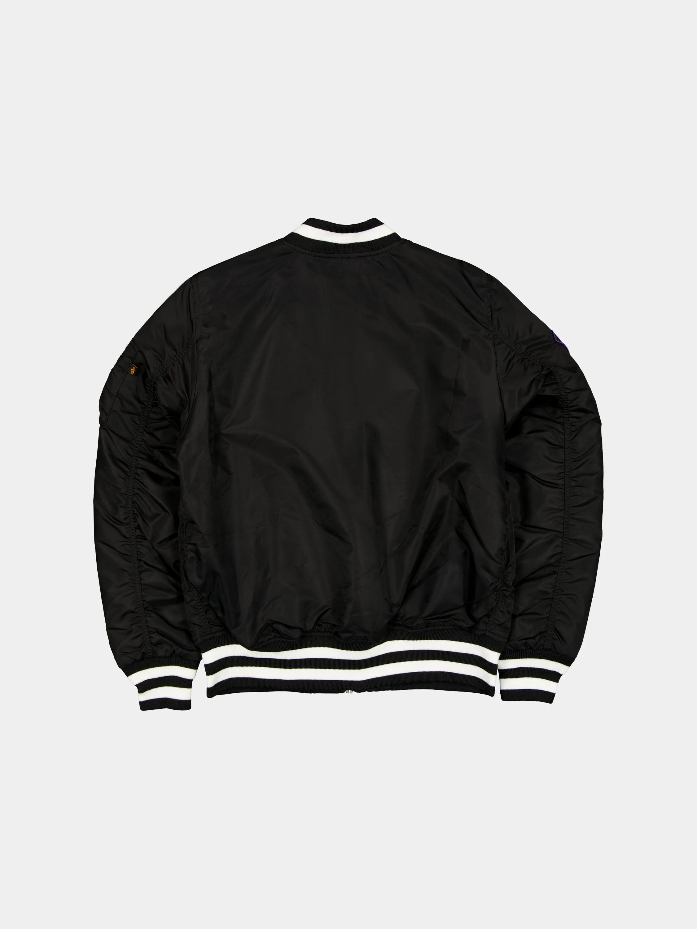 LOS ANGELES DODGERS X ALPHA X NEW ERA MA-1 BOMBER JACKET (BLACK) sold by Alpha Industries product image thumbnail 2