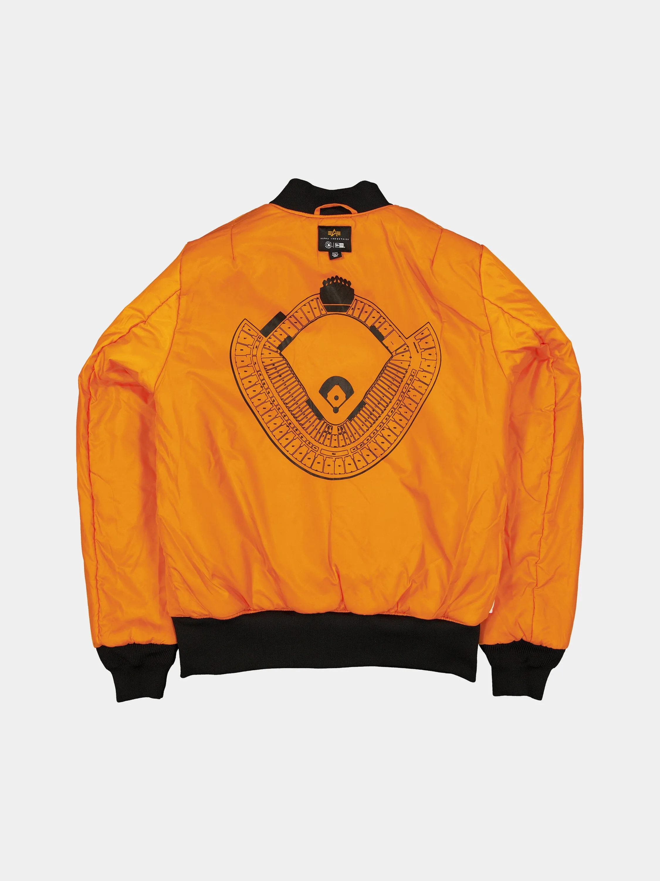 CHICAGO WHITE SOX X ALPHA X NEW ERA MA-1 BOMBER JACKET (BLACK CAMO) sold by Alpha Industries product image thumbnail 4