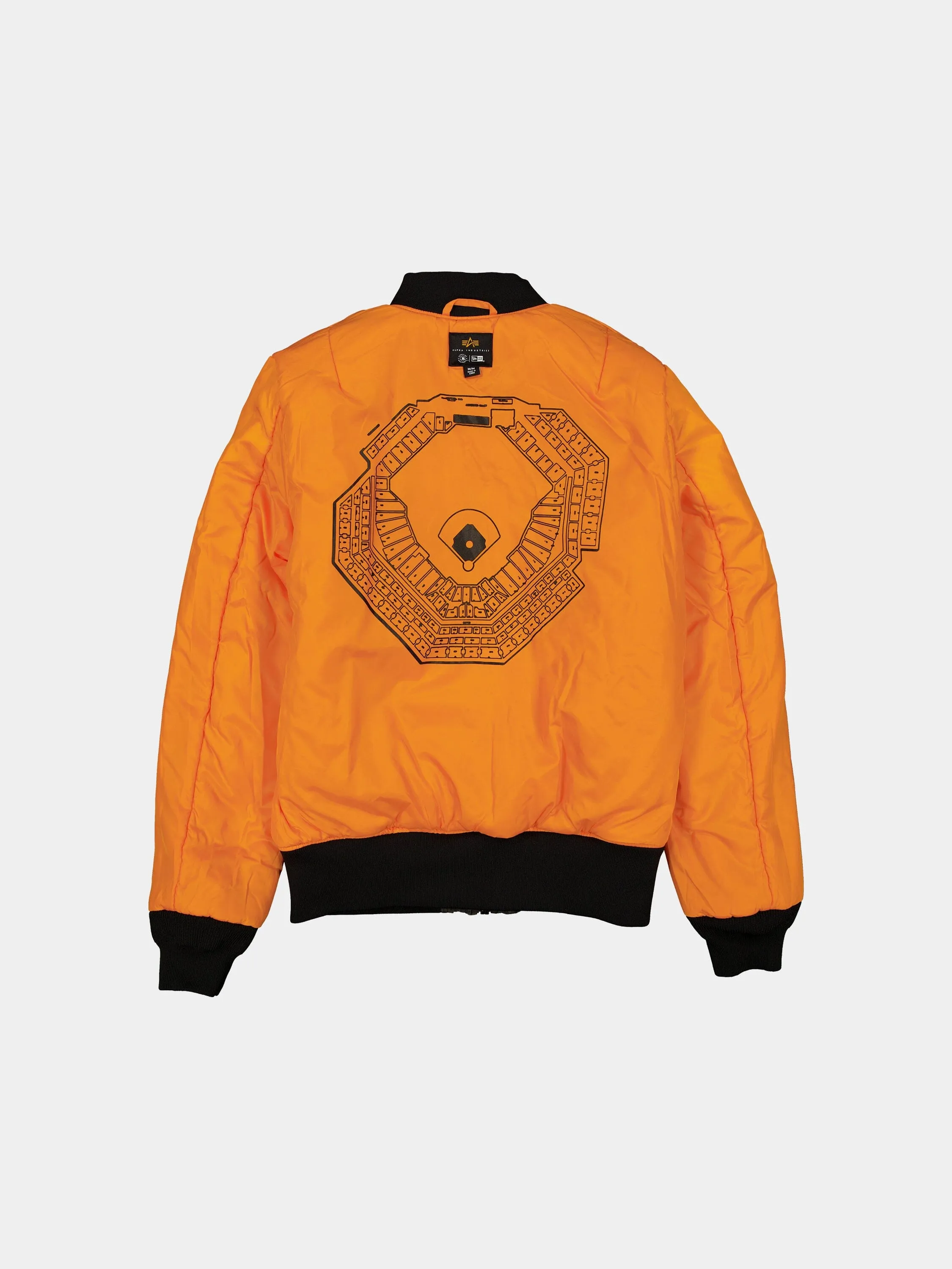 PHILADELPHIA PHILLIES X ALPHA X NEW ERA MA-1 BOMBER JACKET (BLACK CAMO) sold by Alpha Industries product image thumbnail 4