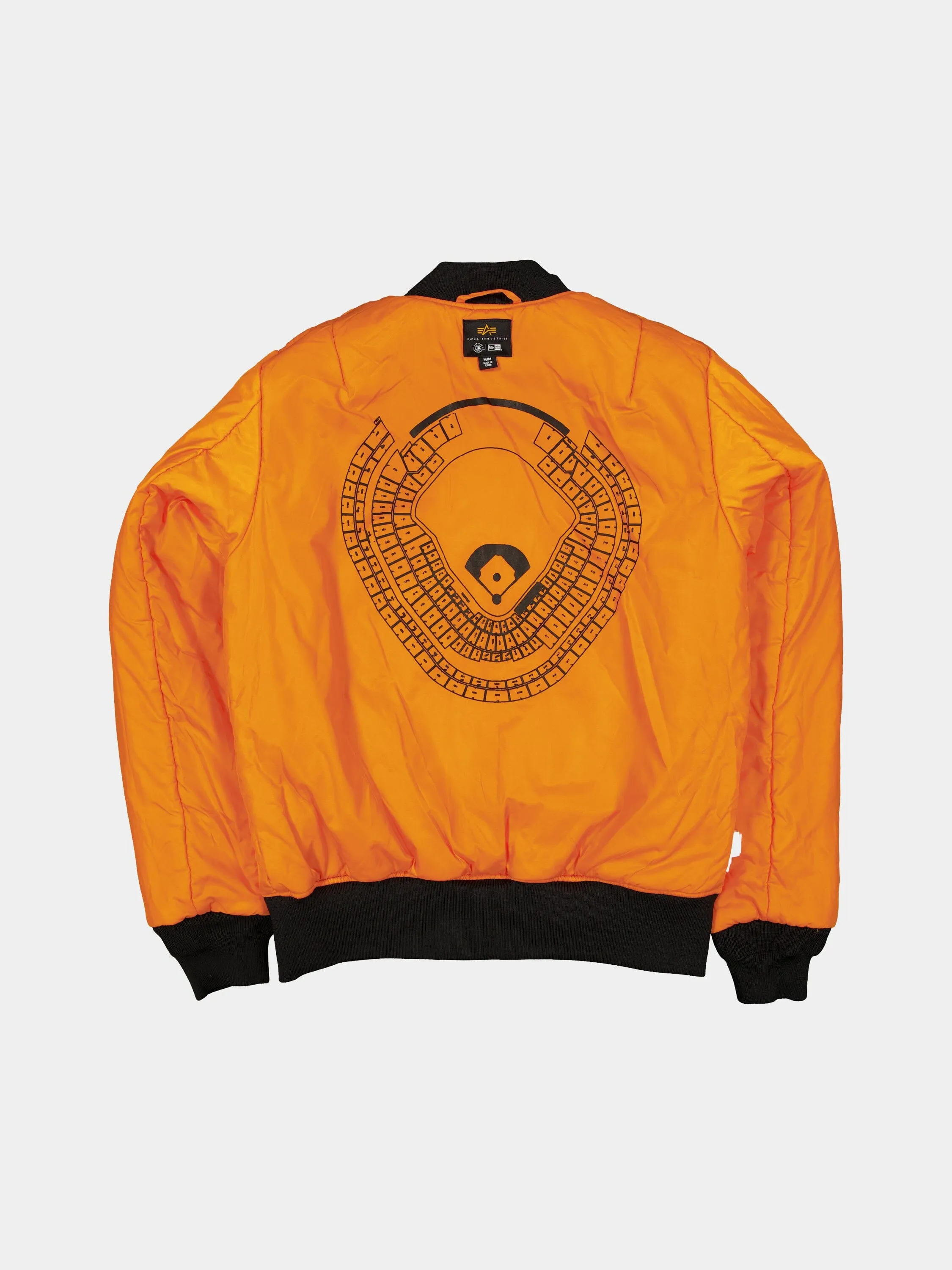 NEW YORK YANKEES X ALPHA X NEW ERA MA-1 BOMBER JACKET (BLACK CAMO) sold by Alpha Industries product image thumbnail 4