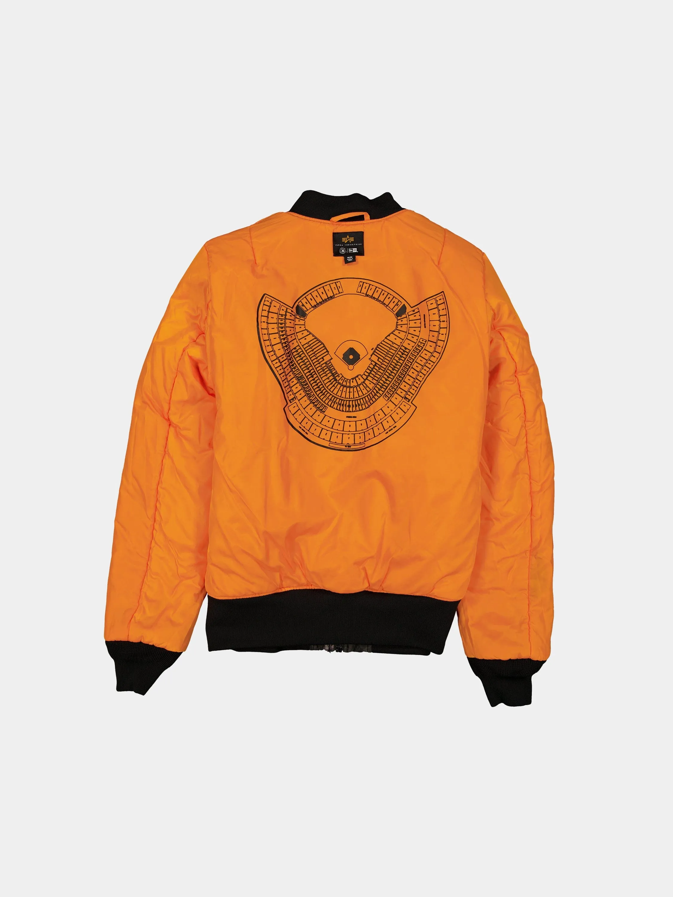 LOS ANGELES DODGERS X ALPHA X NEW ERA MA-1 BOMBER JACKET (BLACK CAMO) sold by Alpha Industries product image thumbnail 4