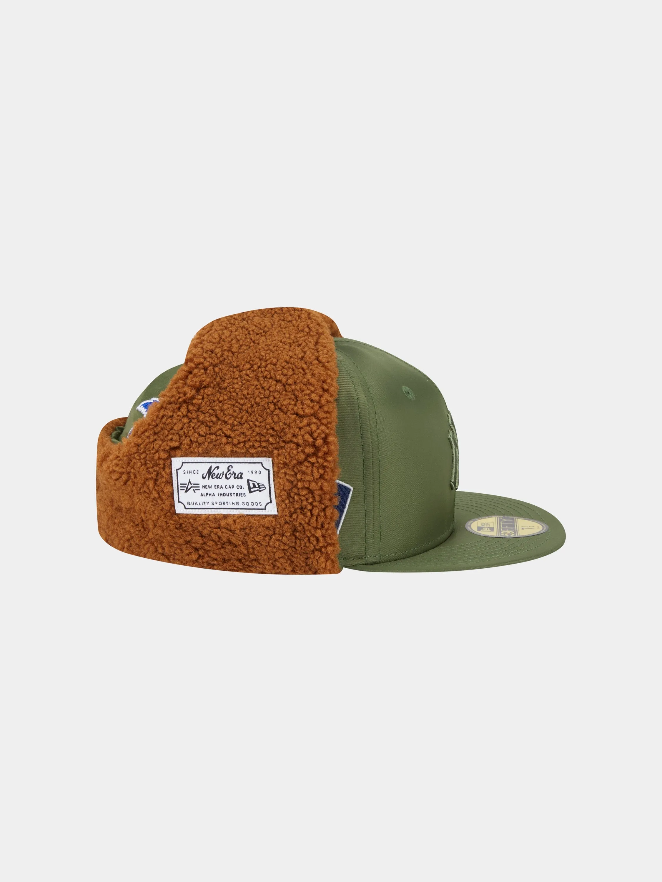 NEW YORK YANKEES X ALPHA X NEW ERA 5950 DOG EAR CAP (GREEN) sold by Alpha Industries product image thumbnail 4