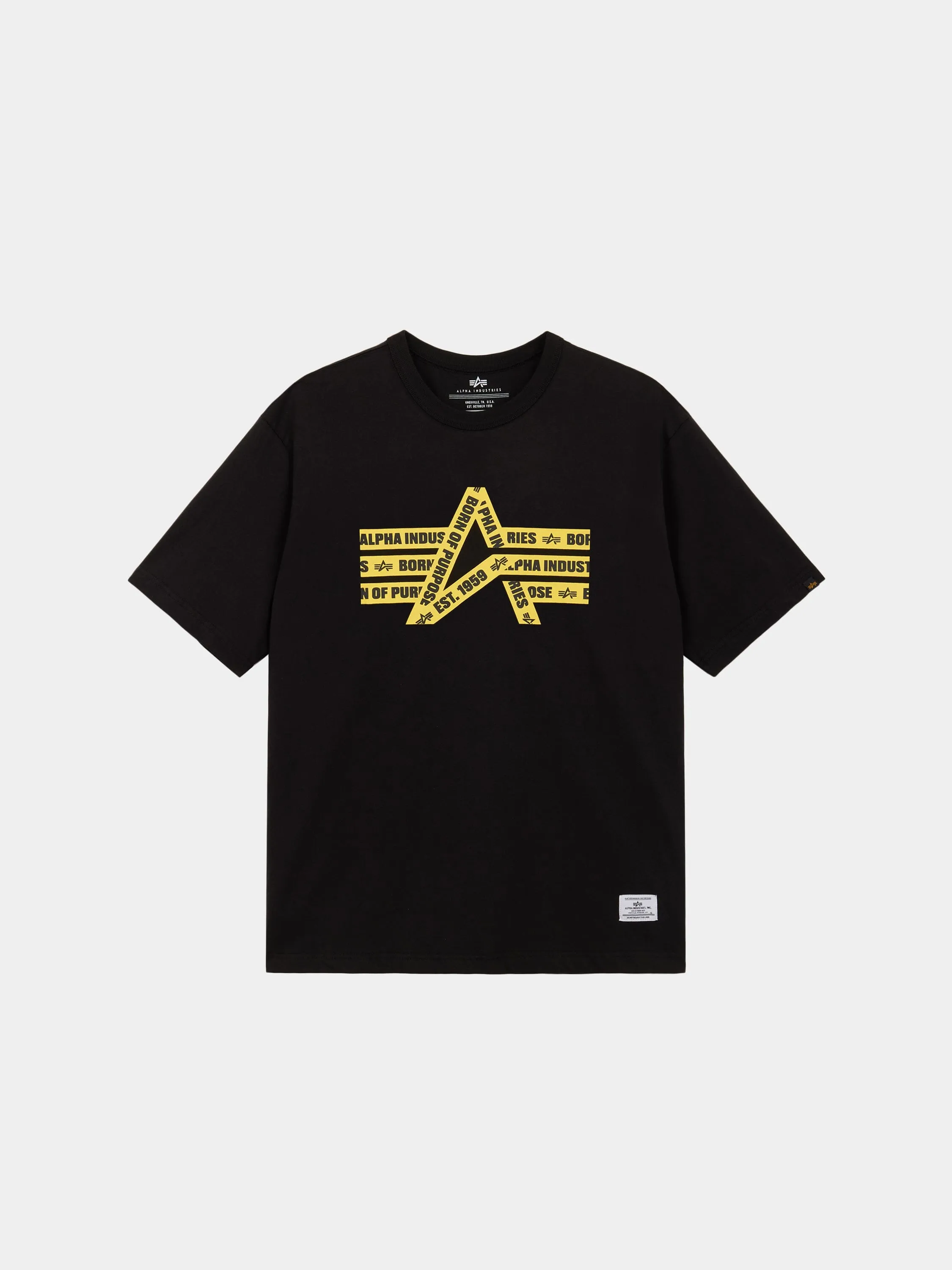 ALPHA CAUTION TAPE TEE sold by Alpha Industries product image thumbnail 3