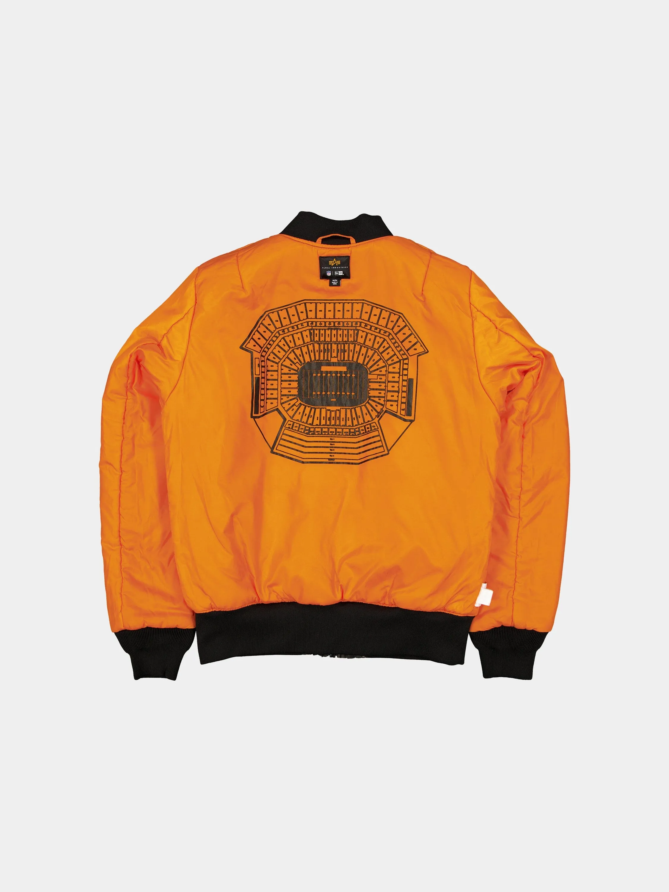 SAN FRANCISCO 49ERS X ALPHA X NEW ERA MA-1 BOMBER JACKET (BLACK CAMO) sold by Alpha Industries product image thumbnail 4