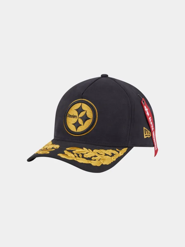 PITTSBURGH STEELERS X ALPHA X NEW ERA 940 MC CAP sold by Alpha Industries