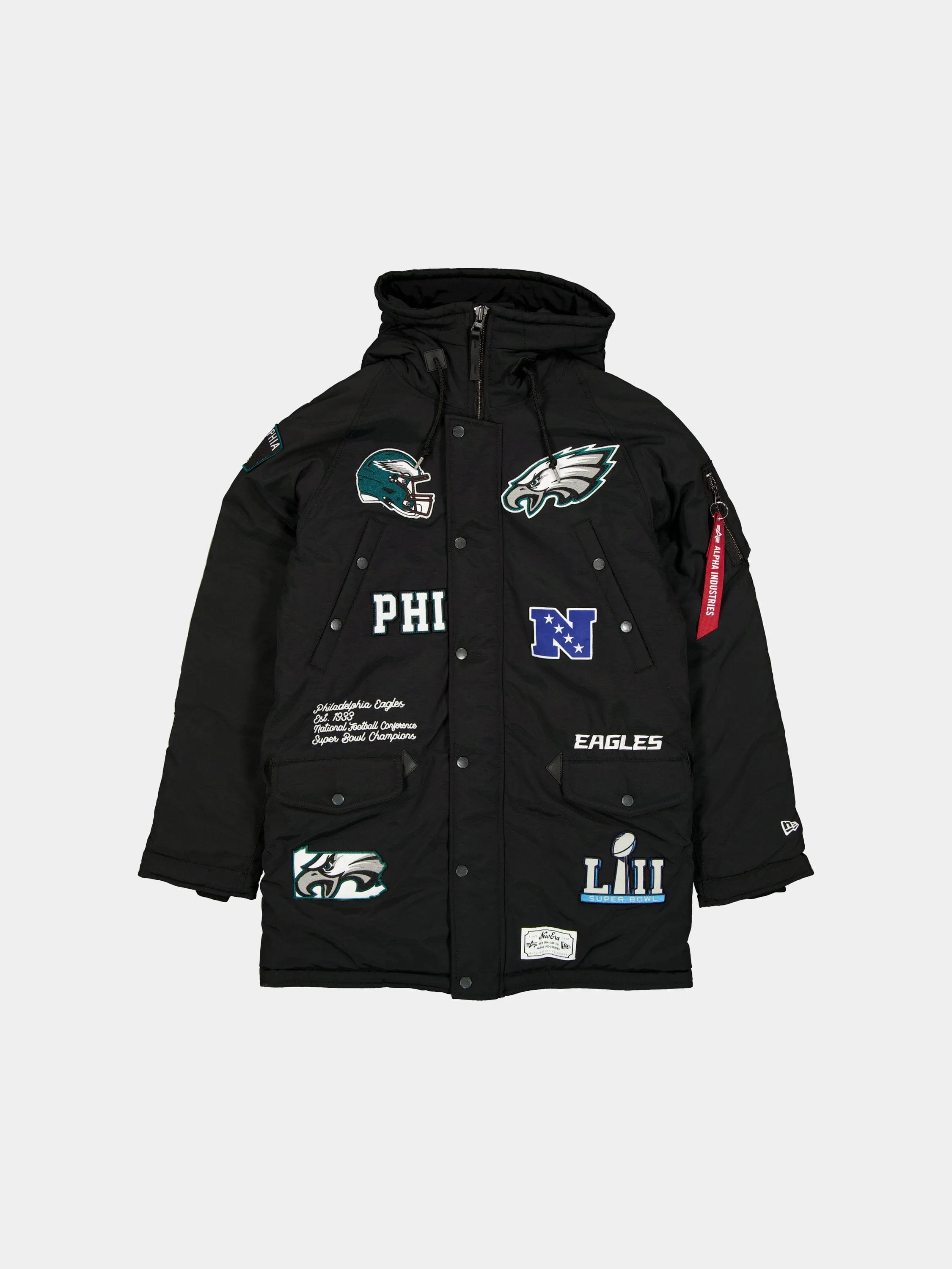 PHILADELPHIA EAGLES X ALPHA X NEW ERA N-3B PARKA sold by Alpha Industries