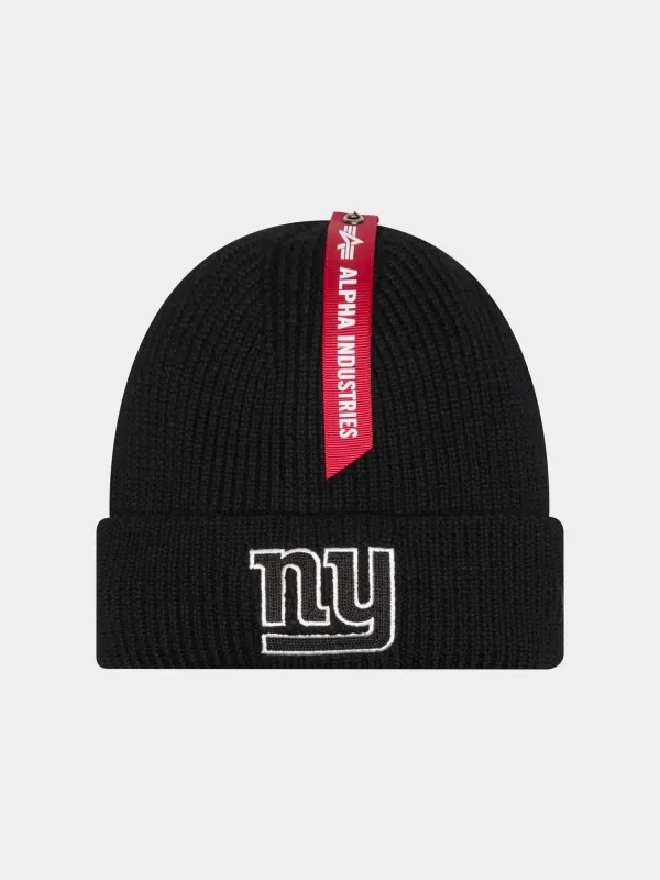 NEW YORK GIANTS X ALPHA X NEW ERA SHORT CUFF BEANIE sold by Alpha Industries