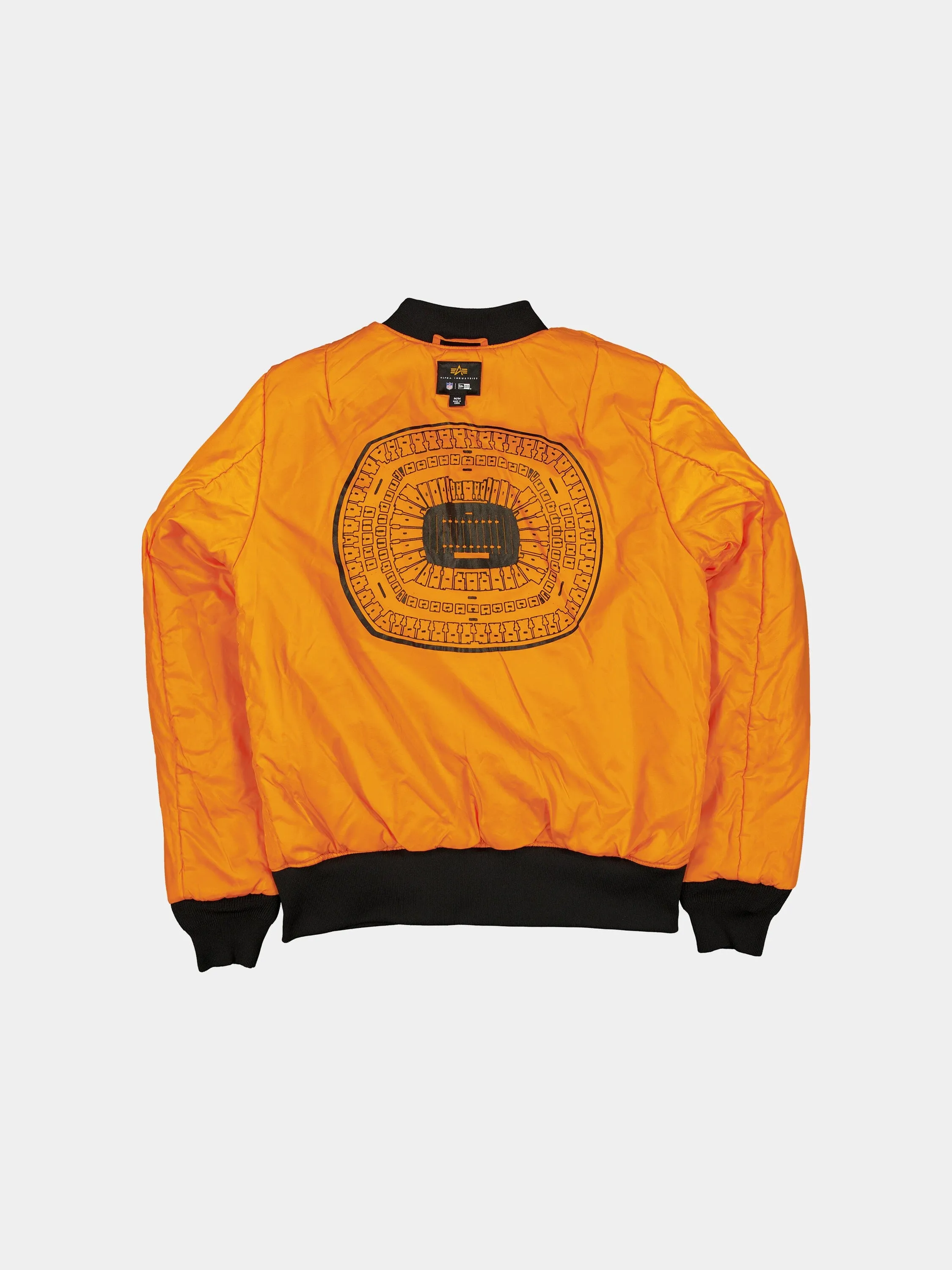 NEW YORK GIANTS X ALPHA X NEW ERA MA-1 BOMBER JACKET (BLACK CAMO) sold by Alpha Industries product image thumbnail 4