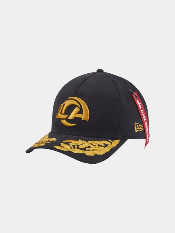 LOS ANGELES RAMS X ALPHA X NEW ERA 940 MC CAP sold by Alpha Industries