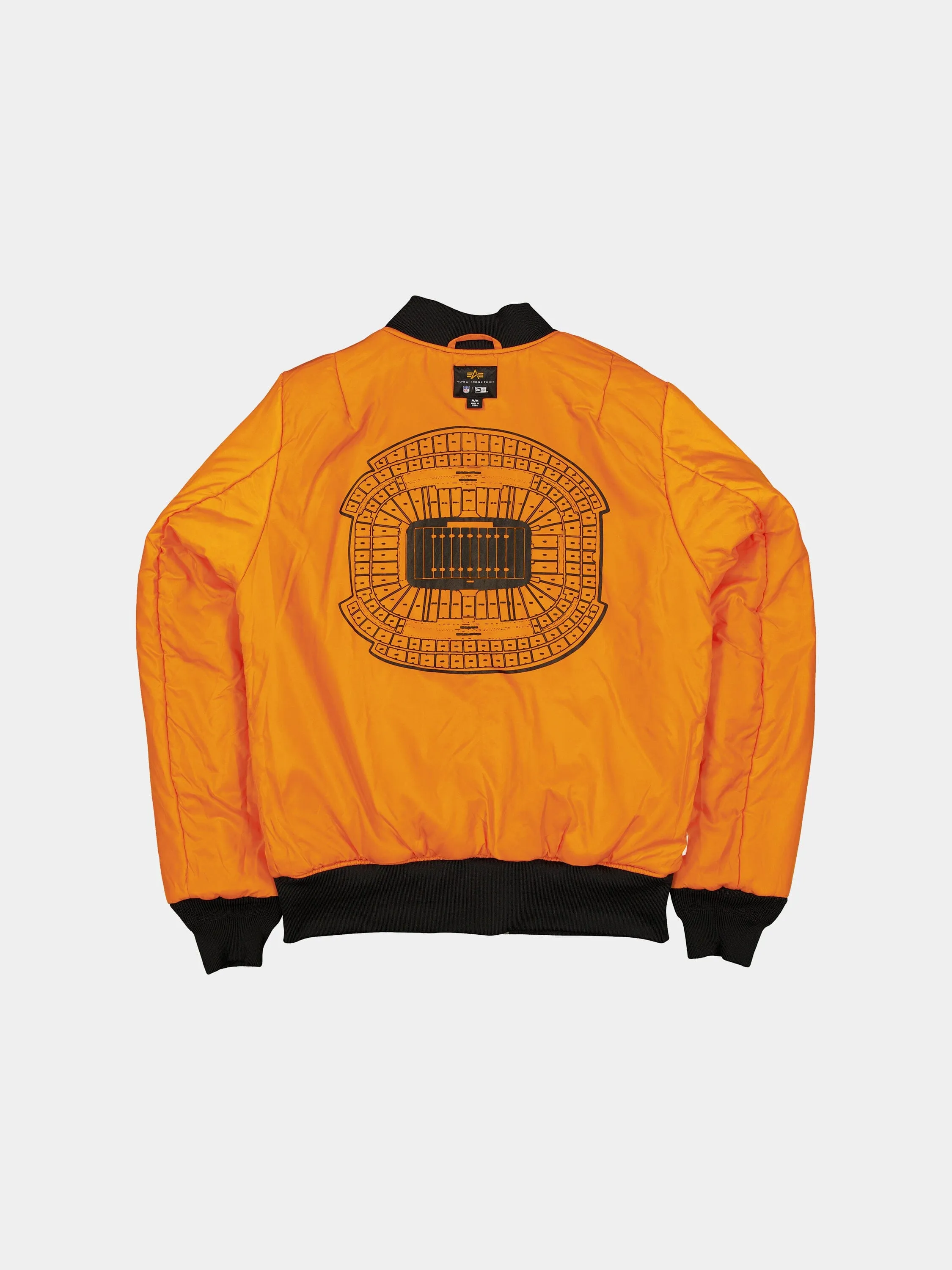 LAS VEGAS RAIDERS X ALPHA X NEW ERA MA-1 BOMBER JACKET (BLACK CAMO) sold by Alpha Industries product image thumbnail 4