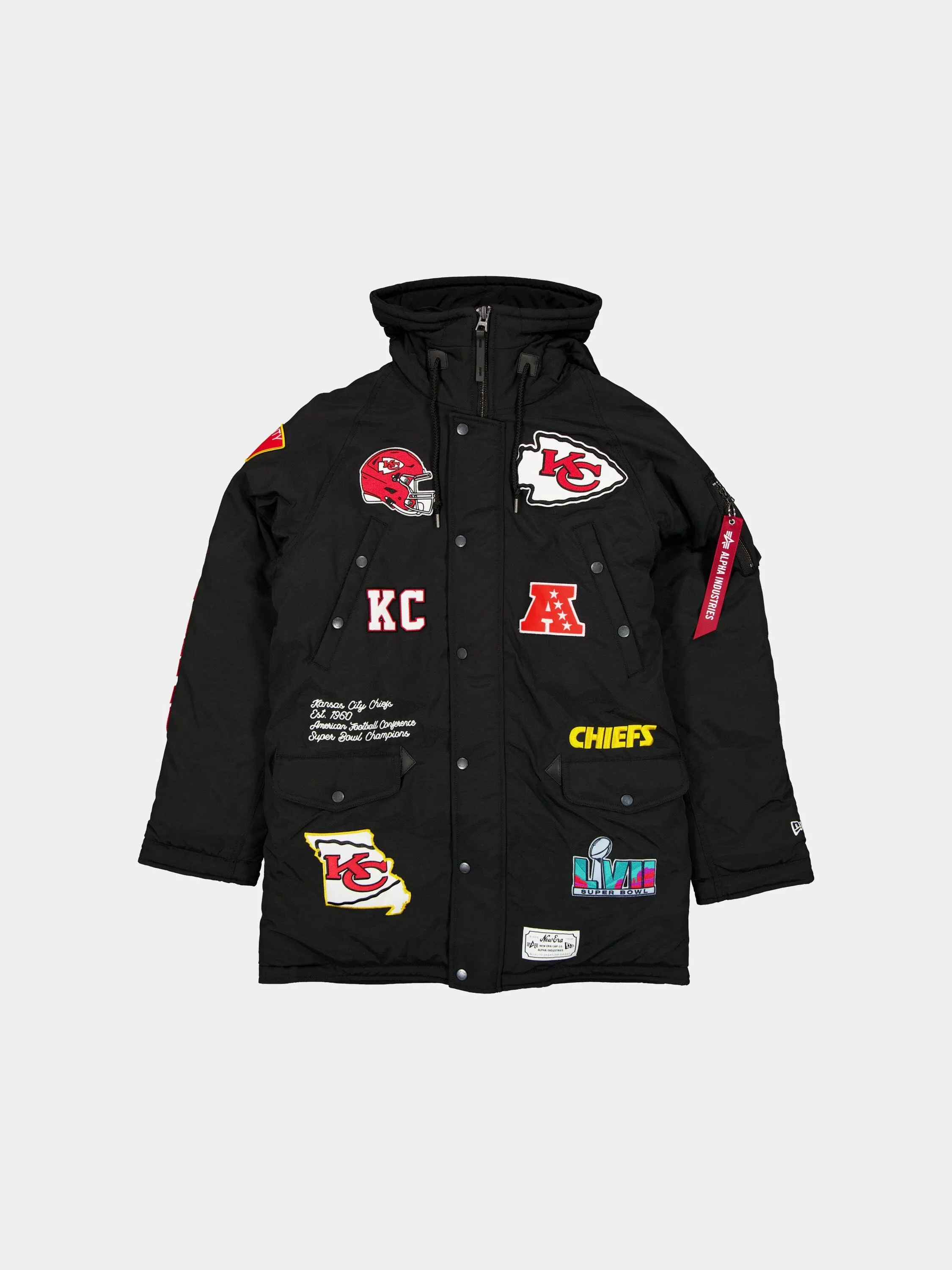 KANSAS CITY CHIEFS X ALPHA X NEW ERA N-3B PARKA sold by Alpha Industries