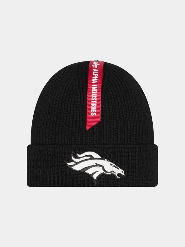 DENVER BRONCOS X ALPHA X NEW ERA SHORT CUFF BEANIE sold by Alpha Industries