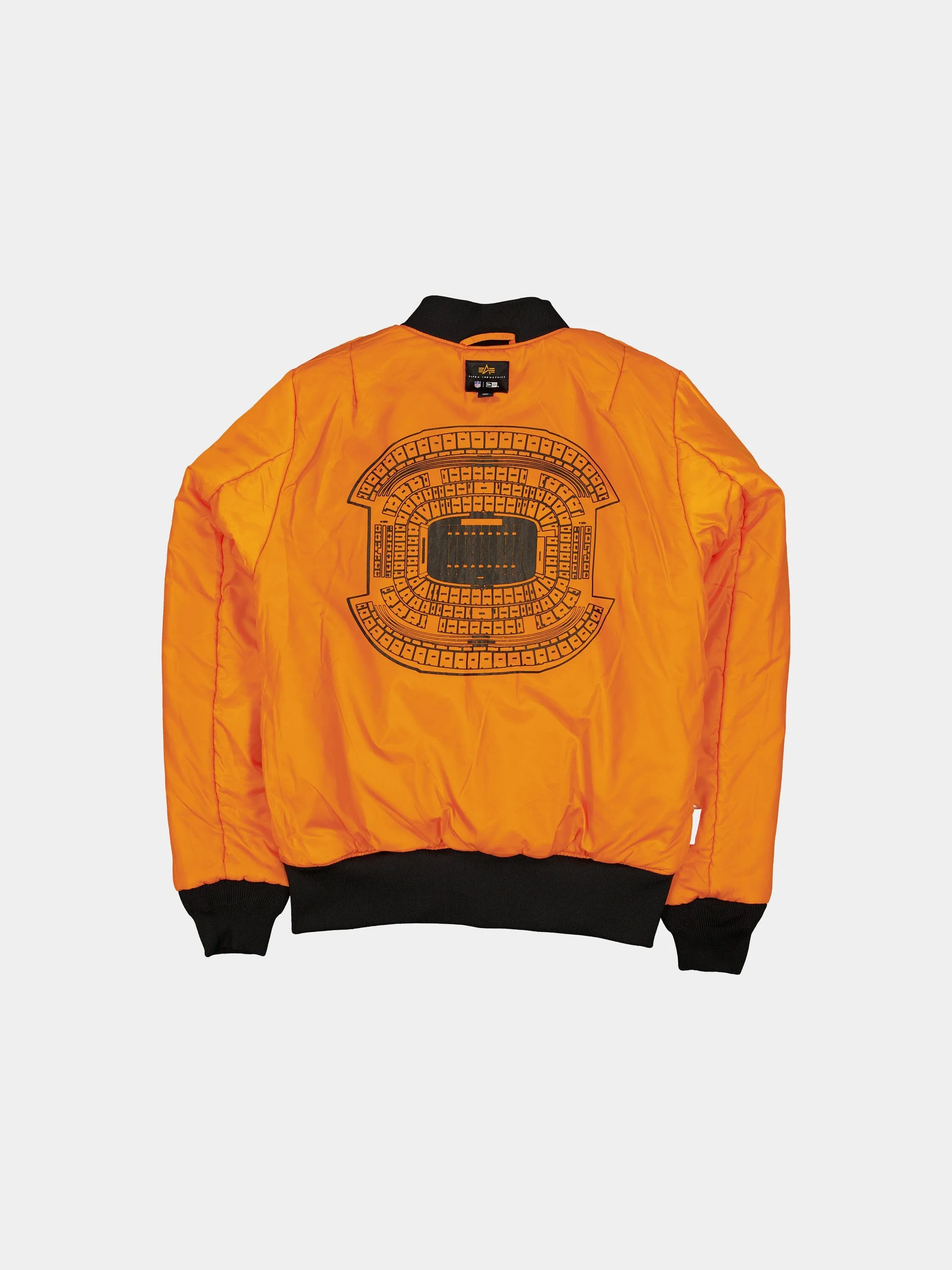 DALLAS COWBOYS X ALPHA X NEW ERA MA-1 BOMBER JACKET (BLACK CAMO) sold by Alpha Industries product image thumbnail 4