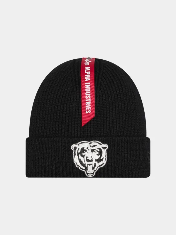 CHICAGO BEARS X ALPHA X NEW ERA SHORT CUFF BEANIE sold by Alpha Industries