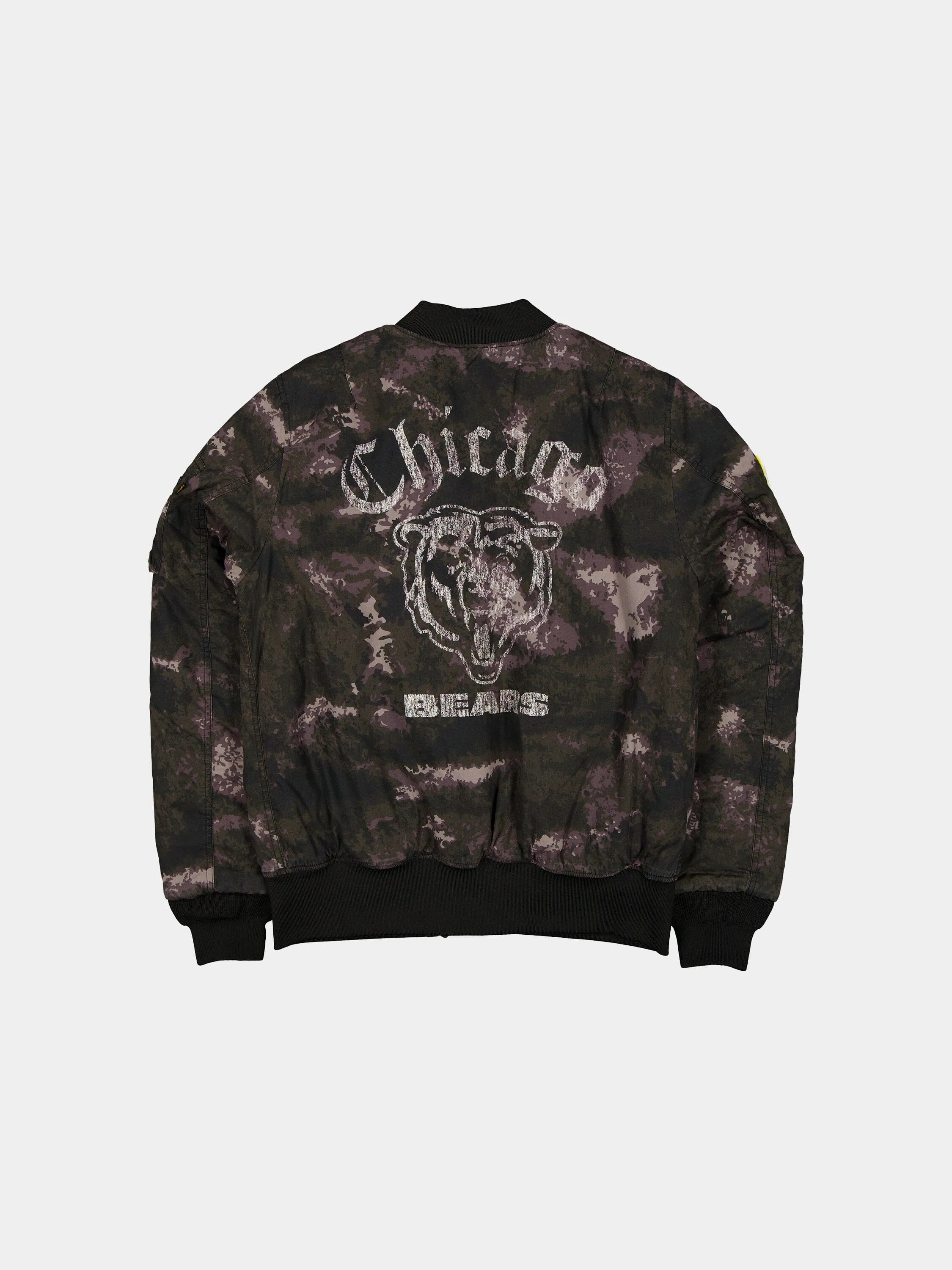 CHICAGO BEARS X ALPHA X NEW ERA MA-1 BOMBER JACKET (BLACK CAMO) sold by Alpha Industries product image thumbnail 2