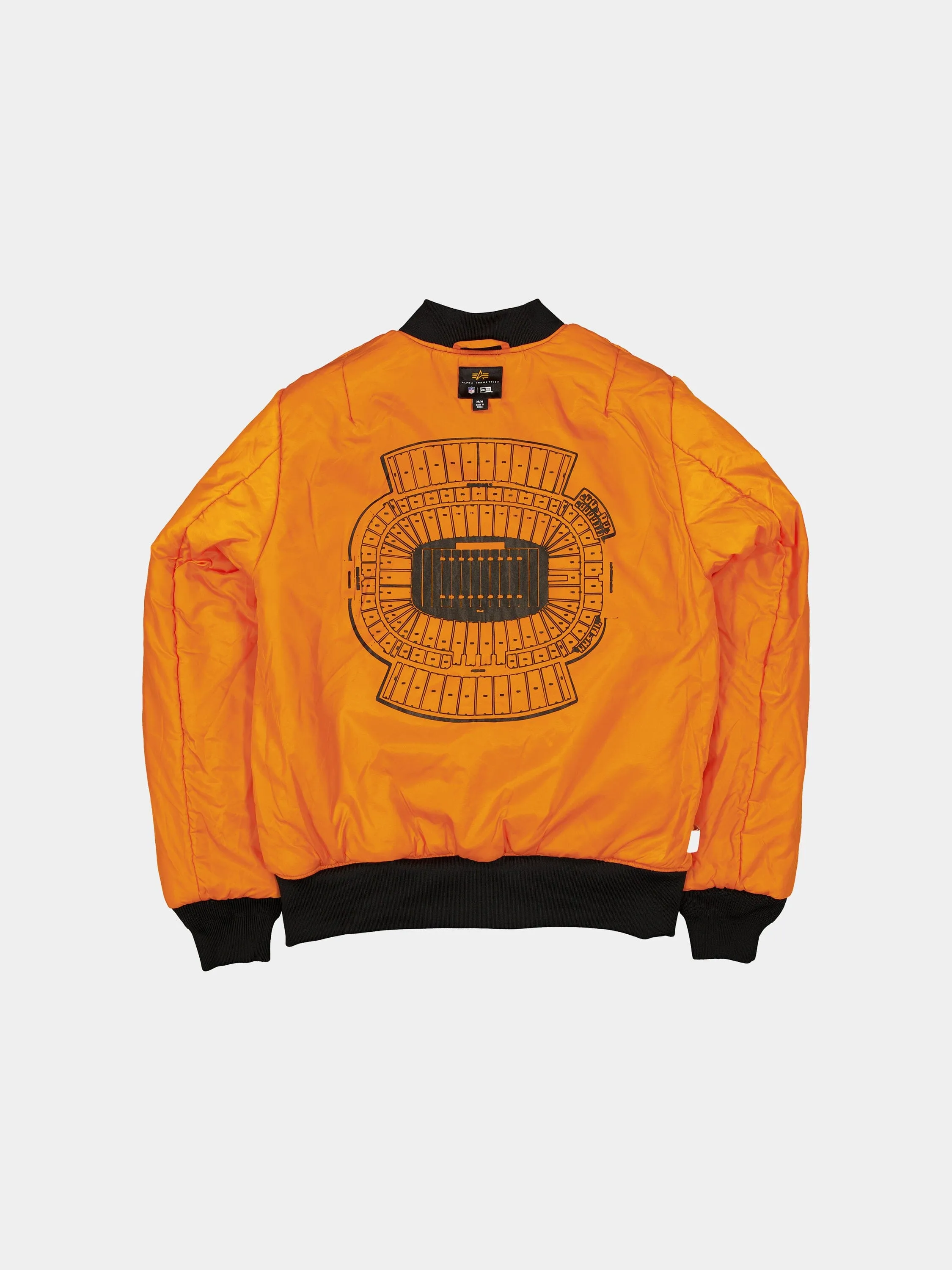 BUFFALO BILLS X ALPHA X NEW ERA MA-1 BOMBER JACKET (BLACK CAMO) sold by Alpha Industries product image thumbnail 4