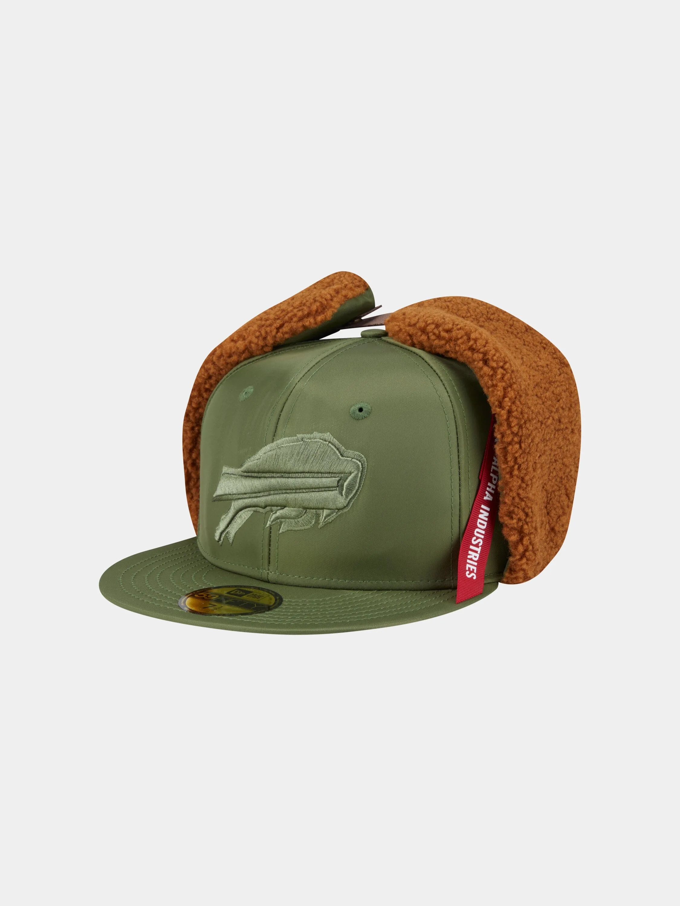 BUFFALO BILLS X ALPHA X NEW ERA 5950 DOG EAR CAP (GREEN) sold by Alpha Industries