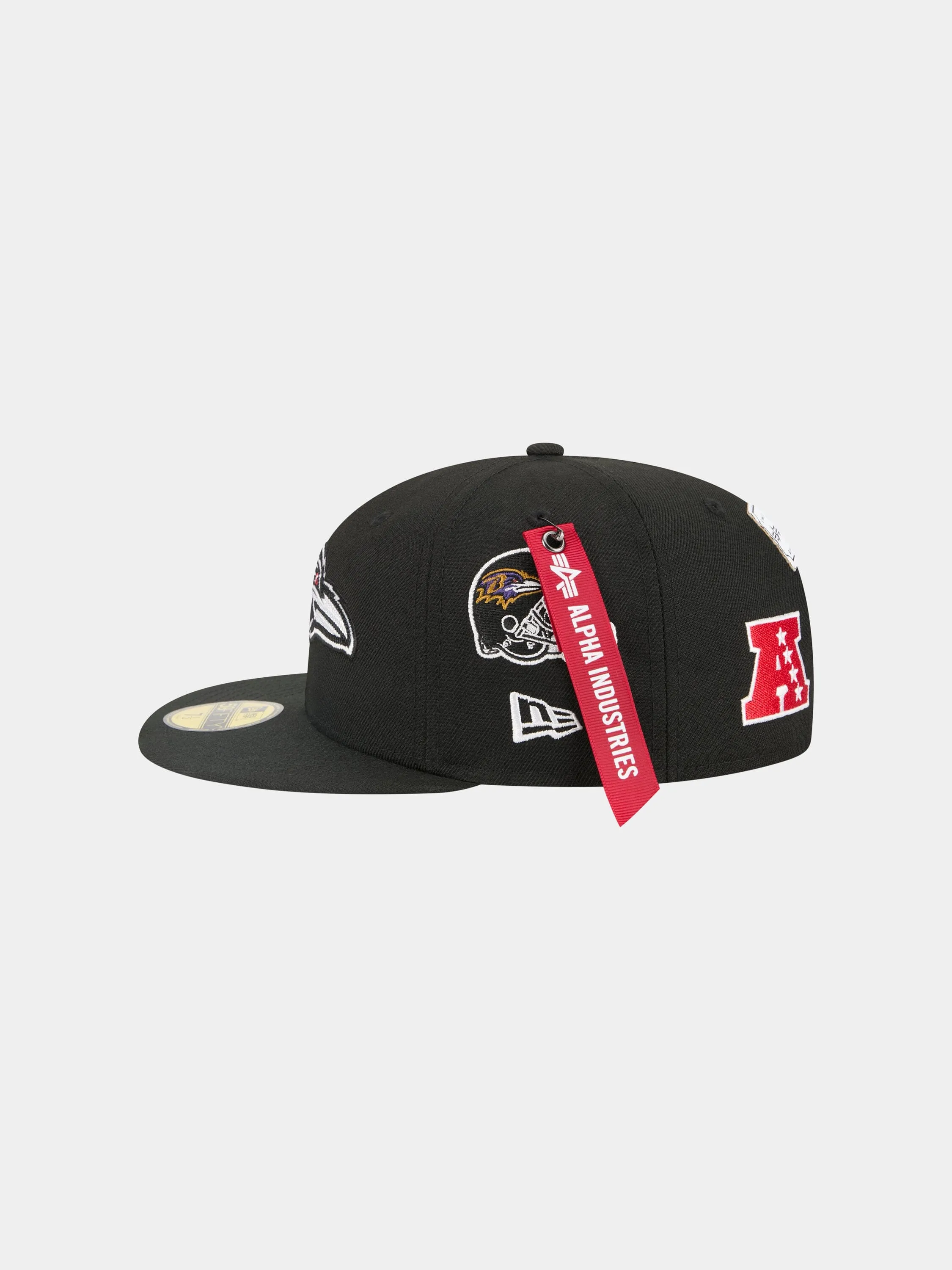 BALTIMORE RAVENS X ALPHA X NEW ERA 59FIFTY FITTED CAP sold by Alpha Industries product image thumbnail 4