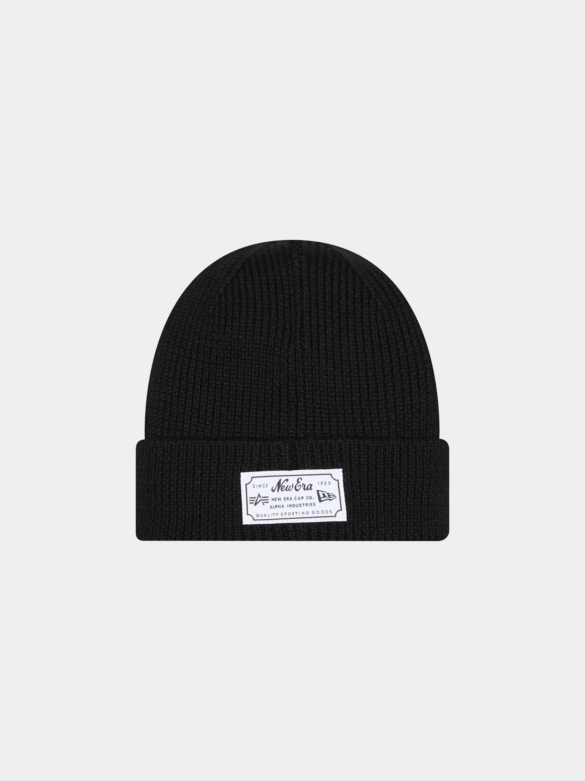 CHICAGO BLACKHAWKS X ALPHA X NEW ERA SHORT CUFF BEANIE sold by Alpha Industries product image thumbnail 2