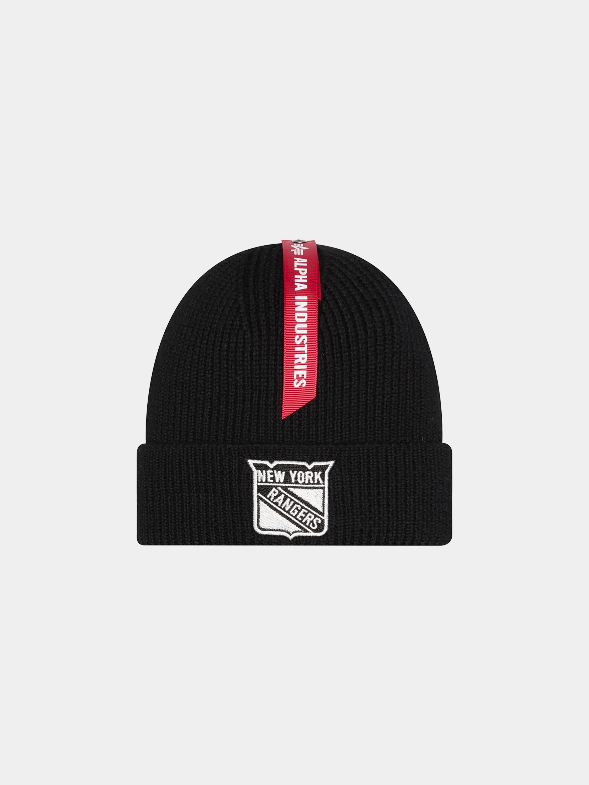 NEW YORK RANGERS X ALPHA X NEW ERA SHORT CUFF BEANIE sold by Alpha Industries