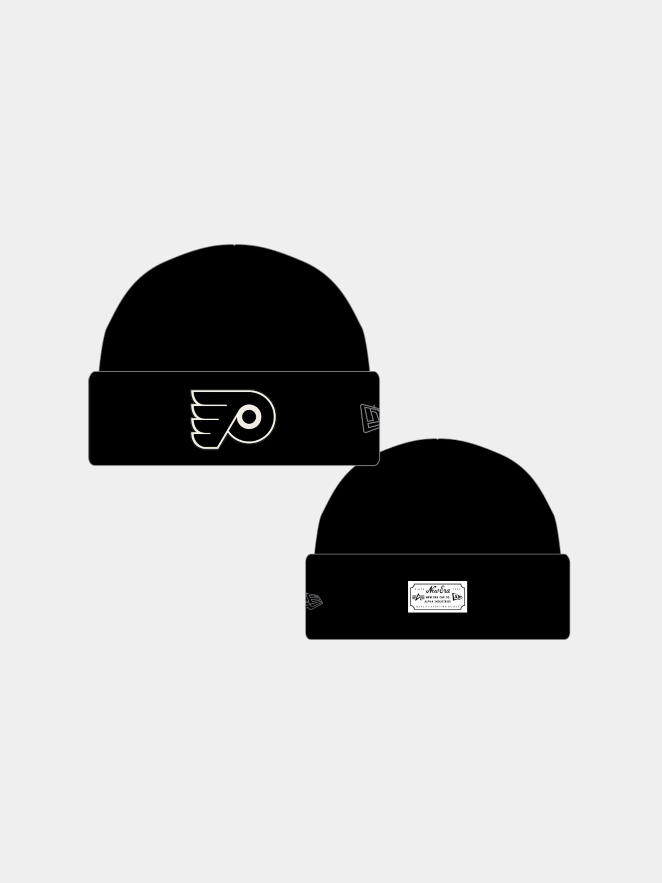 PHILADELPHIA FLYERS X ALPHA X NEW ERA SHORT CUFF BEANIE sold by Alpha Industries product image thumbnail 4
