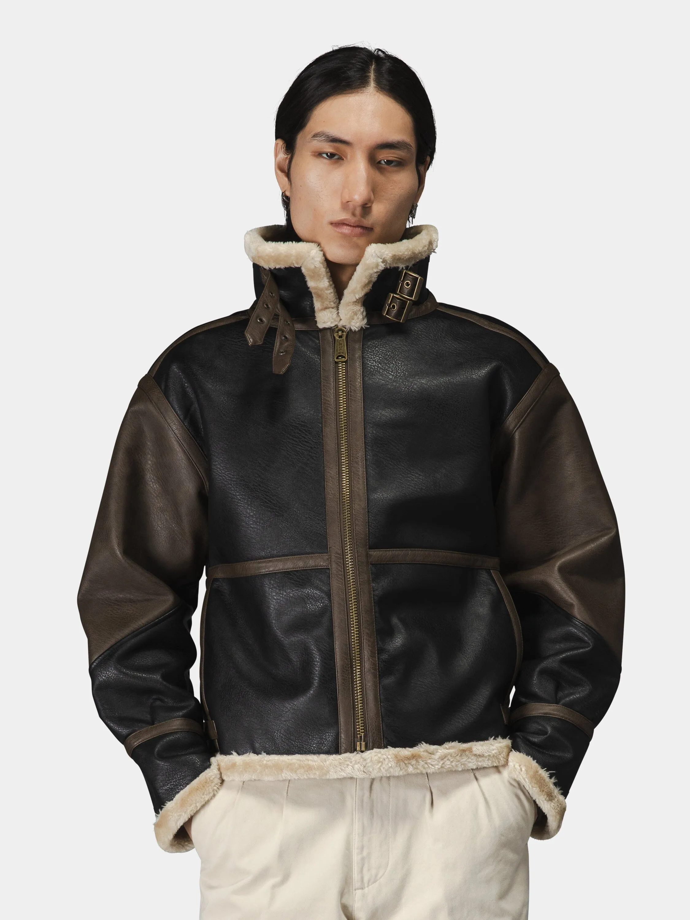 FAUX LEATHER B-3 MOD JACKET sold by Alpha Industries product image thumbnail 2